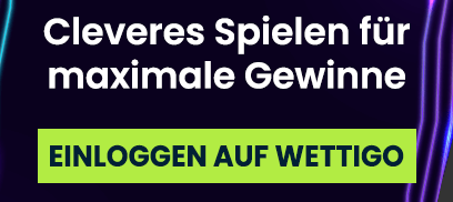 Text Cleveres Spielen für maximale Gewinne mit grünem Button zum Einloggen